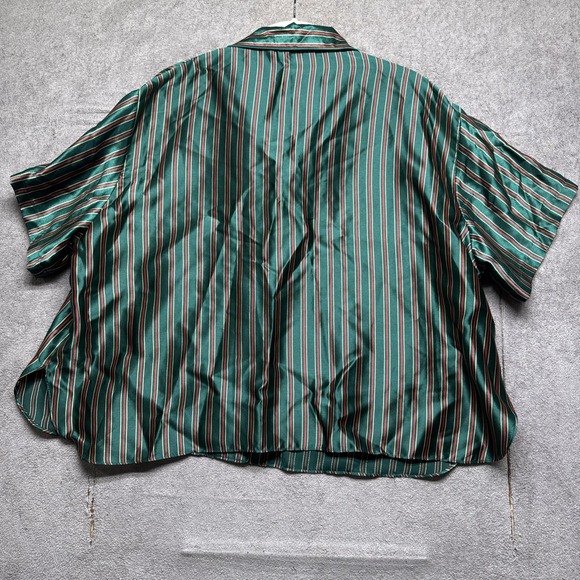 Victoria’s Secret Gold Label‎ Green Satin Pajama Set L Vintage Y2K Sleepwear - Picture 7 of 14